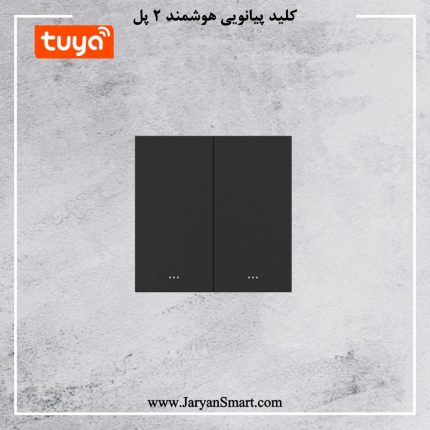 کلید 2 پل پیانویی روشنایی Zigbee پلتفرم تویا