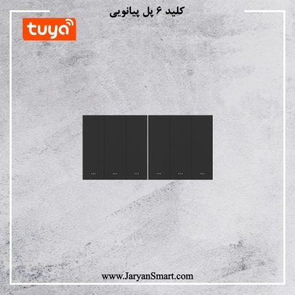 کلید 6 پل پیانویی روشنایی Zigbee پلتفرم تویا